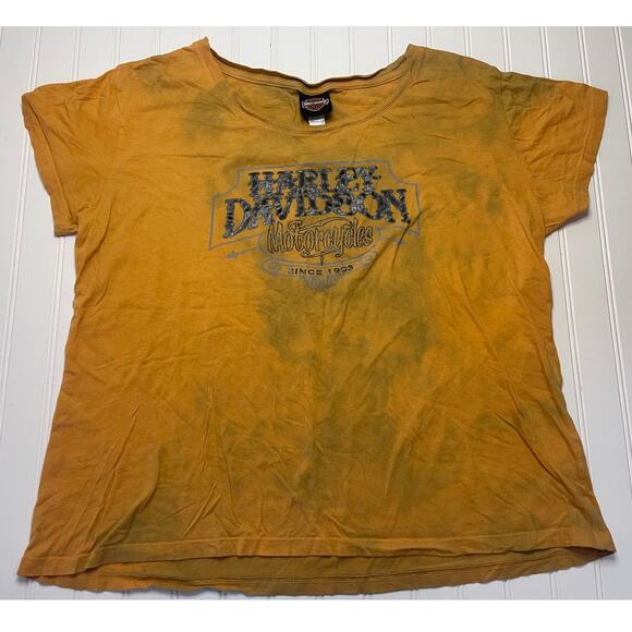 Harley Davidson Motorcycles Mountain Creek Dalton GA T Shirt - Size Women's 3XL - Picture 1 of 10